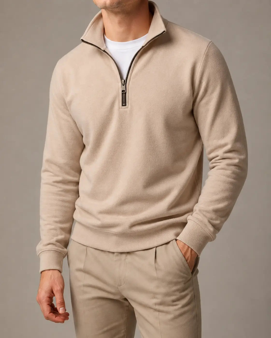 FEDERICO™ | Il pullover Zermatt con mezza zip