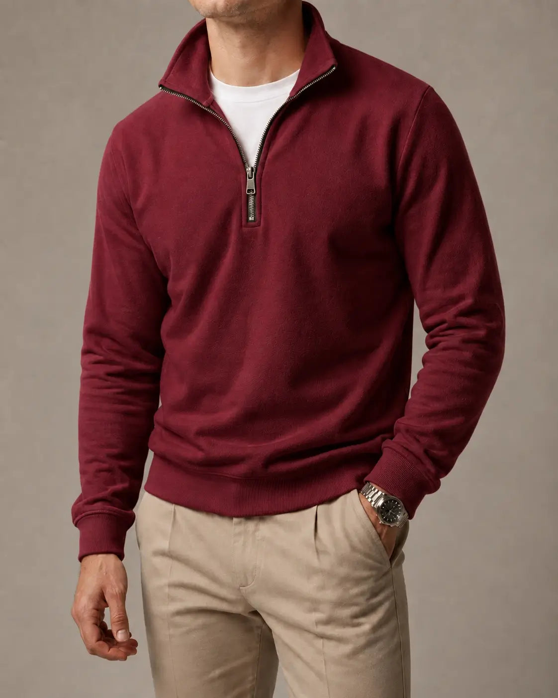 FEDERICO™ | Il pullover Zermatt con mezza zip