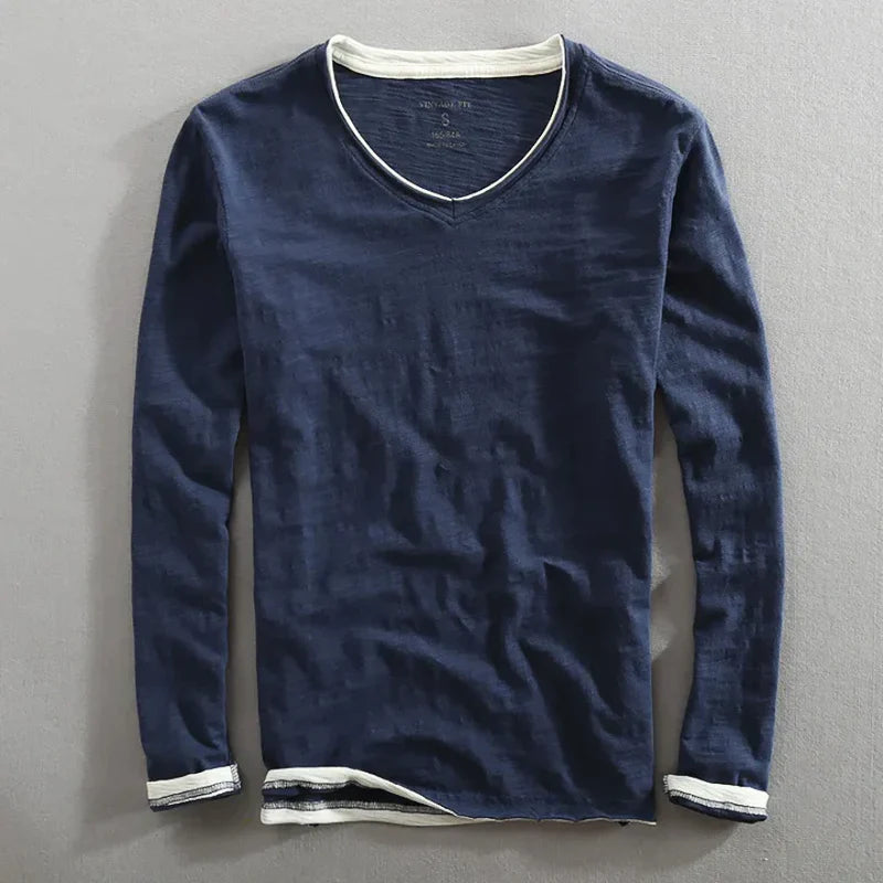 FEDERICO™ | Maglietta in cotone a maniche lunghe