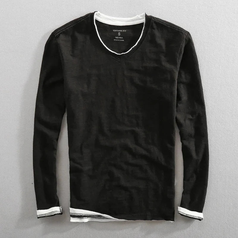 FEDERICO™ | Maglietta in cotone a maniche lunghe