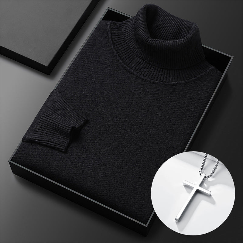 FEDERICO™ | Maglione Premium da Uomo a Collo Alto in Tinta Unita