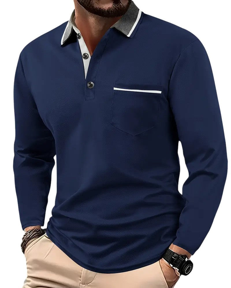 FEDERICO™ | Polo a maniche lunghe classico