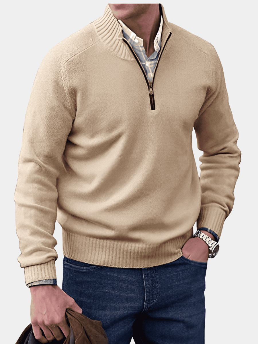 FEDERICO™ | Maglione a collo alto con cerniera