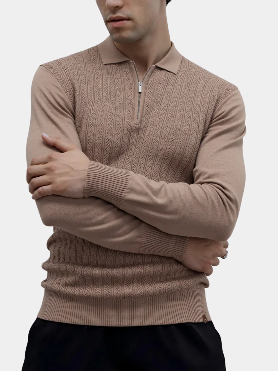 FEDERICO™ | Polo con trama in rilievo