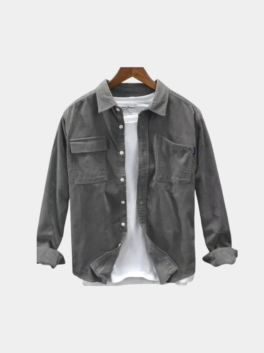 FEDERICO™ | Polo a maniche lunghe con trama in rilievo