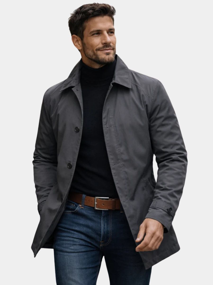 FEDERICO™ | Cappotto trapuntato con bottoni