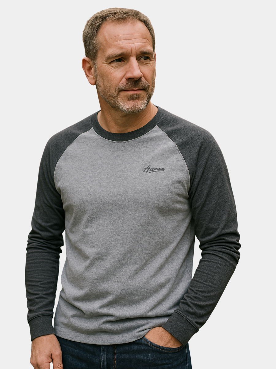 FEDERICO™ | Maglia in cotone con maniche raglan lunghe