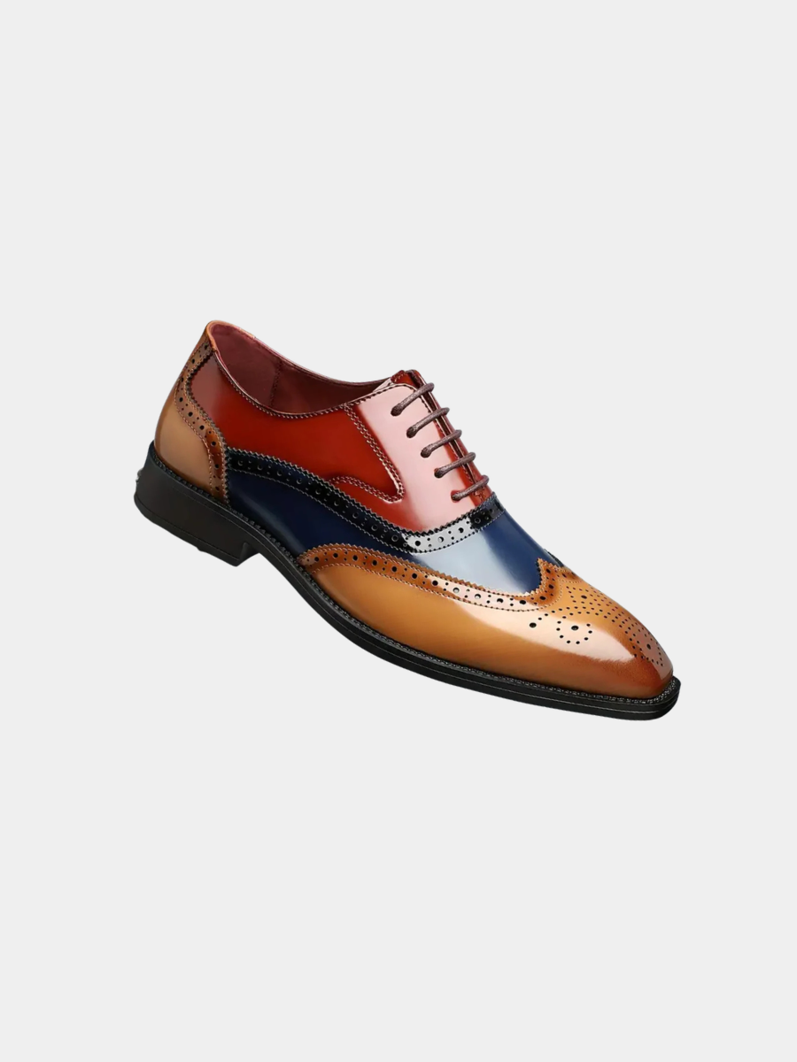 FEDERICO™ | Oxford brogue da uomo con punta a coda di rondine