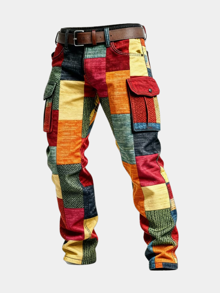 FEDERICO™ | Pantaloni cargo da uomo in patchwork