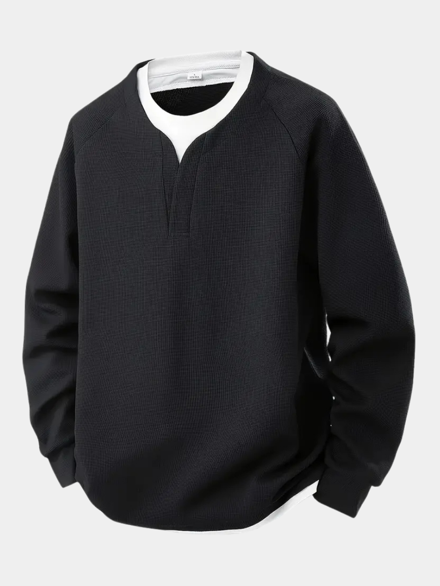 FEDERICO™ | Maglione con motivo a nido d'ape