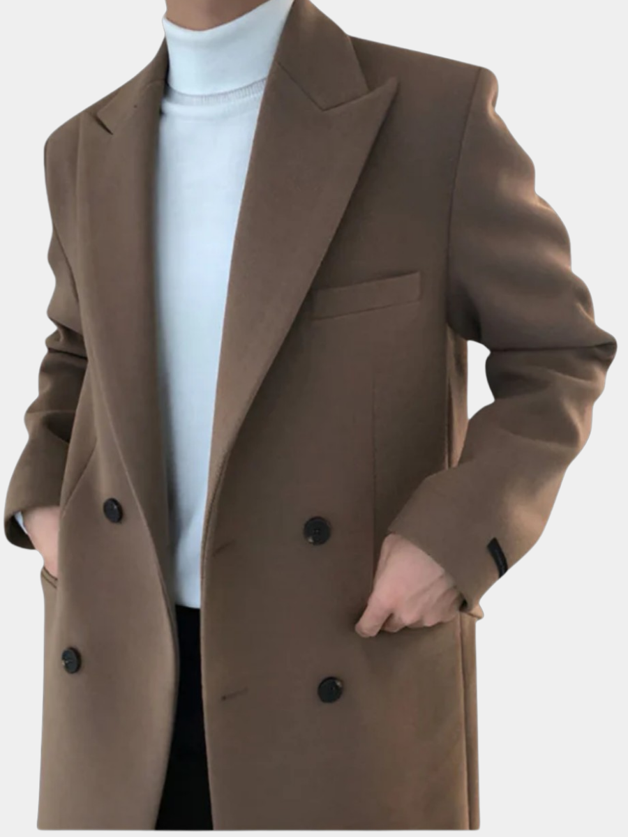 FEDERICO™ | Cappotto in lana doppiopetto