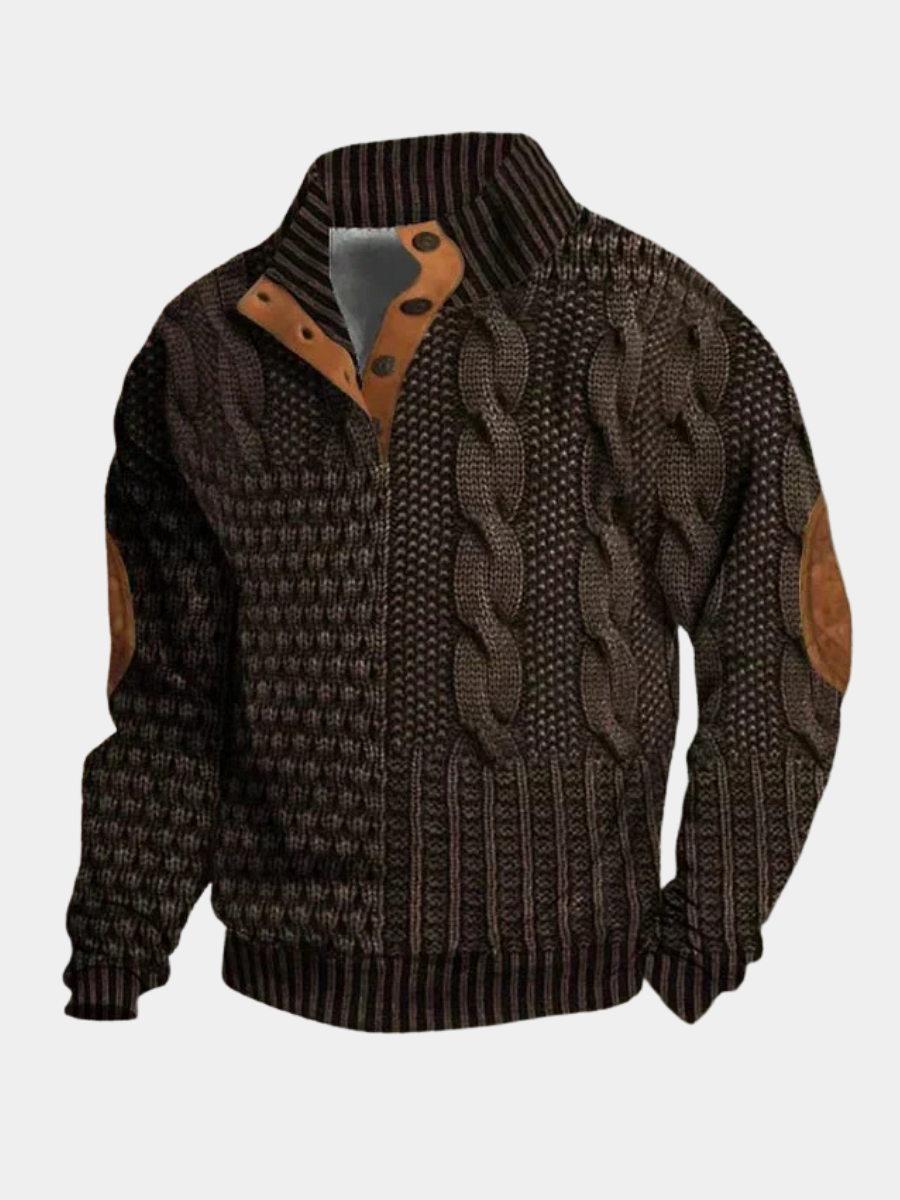FEDERICO™ | Maglione da uomo in maglia con motivo vintage