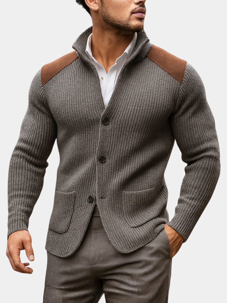 FEDERICO™ | Giacca da uomo in maglia testurizzata