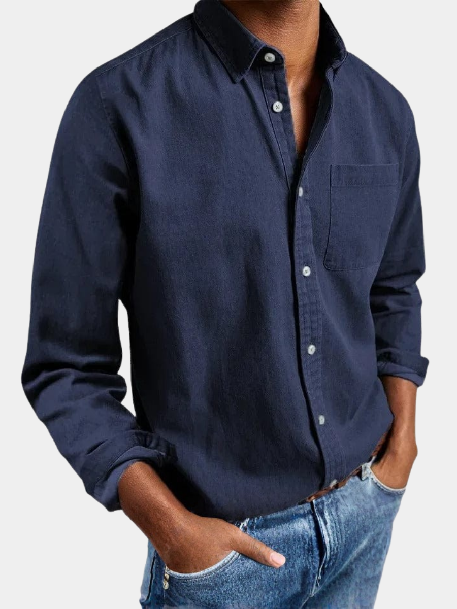 FEDERICO™ | Camicia in cotone Oxford spazzolato