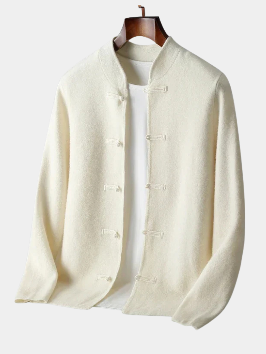 FEDERICO™ | Cardigan classico con collo alto