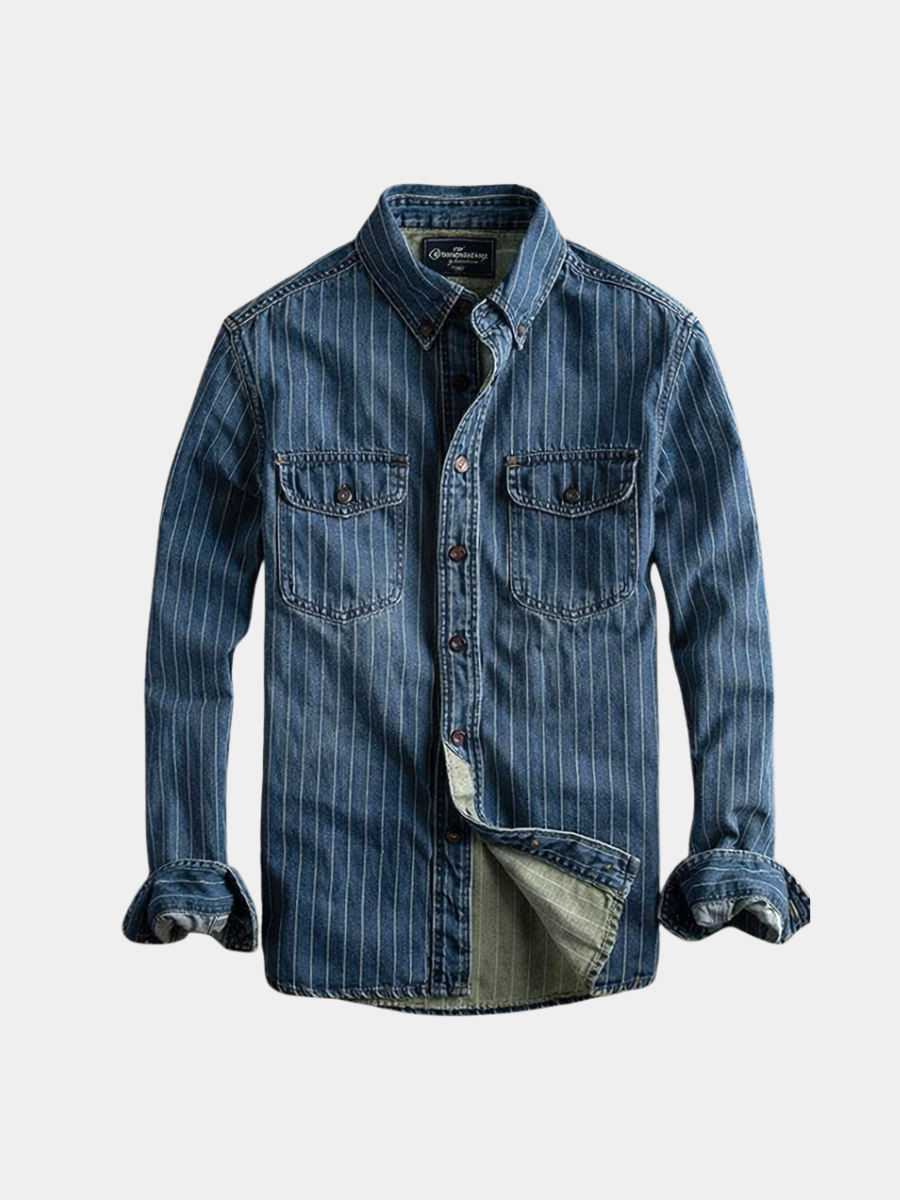 FEDERICO™ | Camicia a maniche lunghe a righe