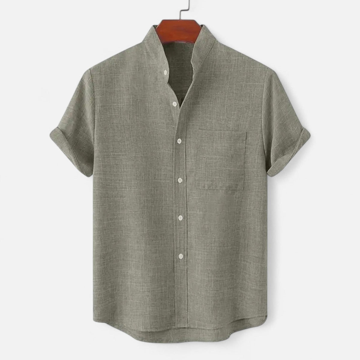 FEDERICO™ | Camicia a collo mandarino