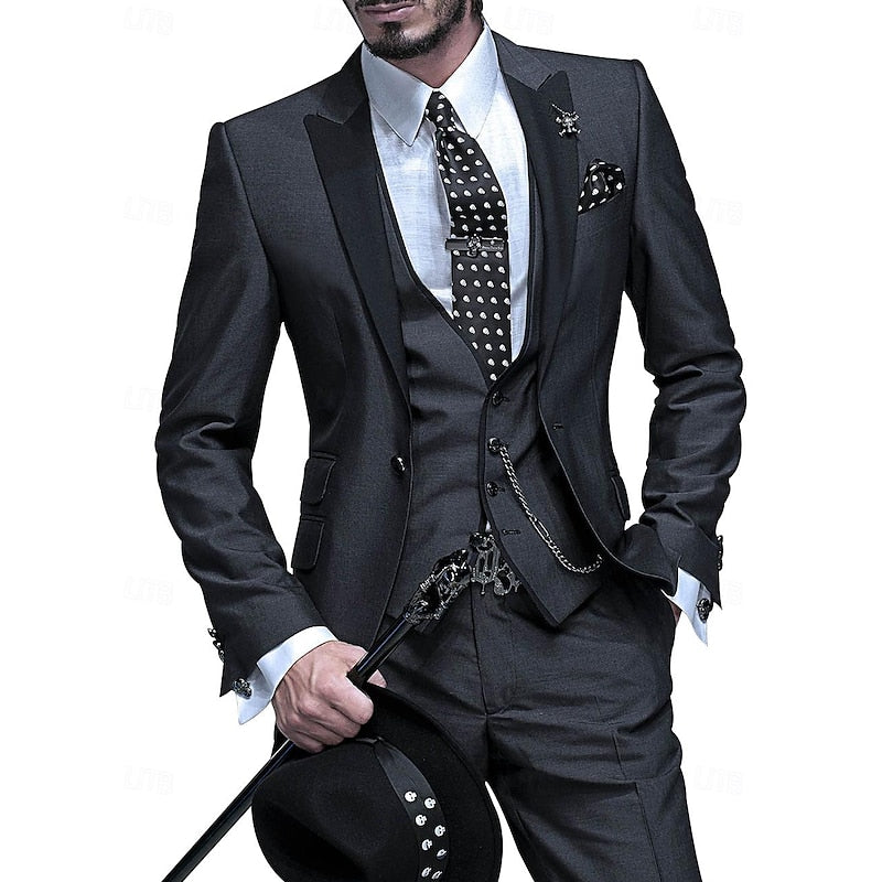 FEDERICO™ | Abito da uomo in lino a tre pezzi