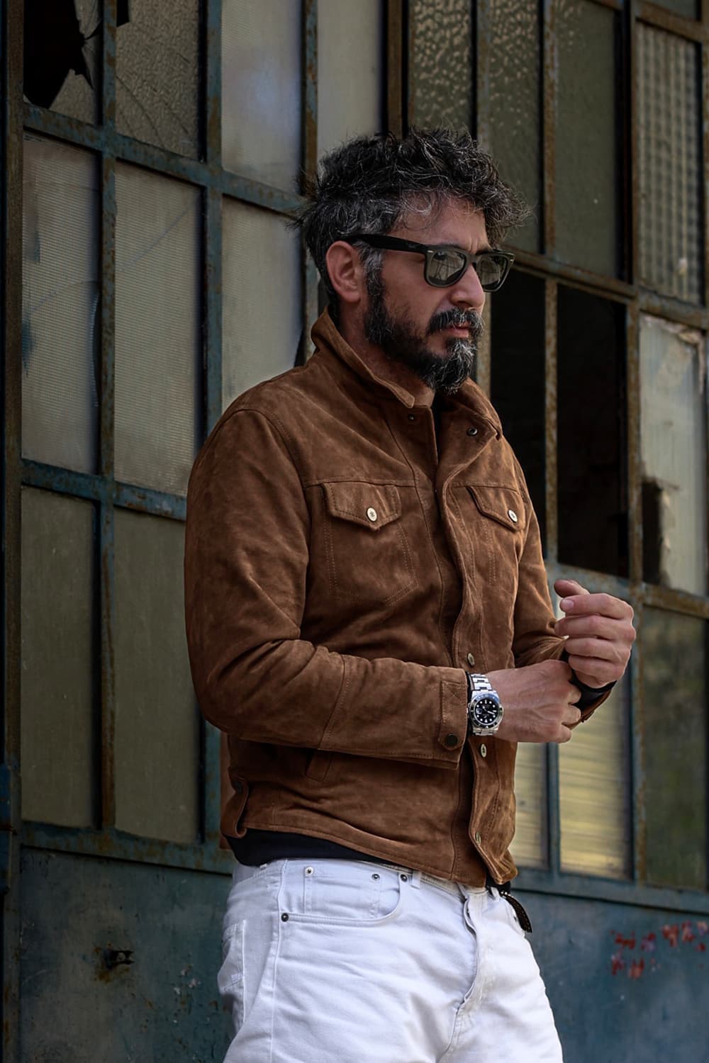 FEDERICO™ | Giacca da uomo in pelle scamosciata Ale