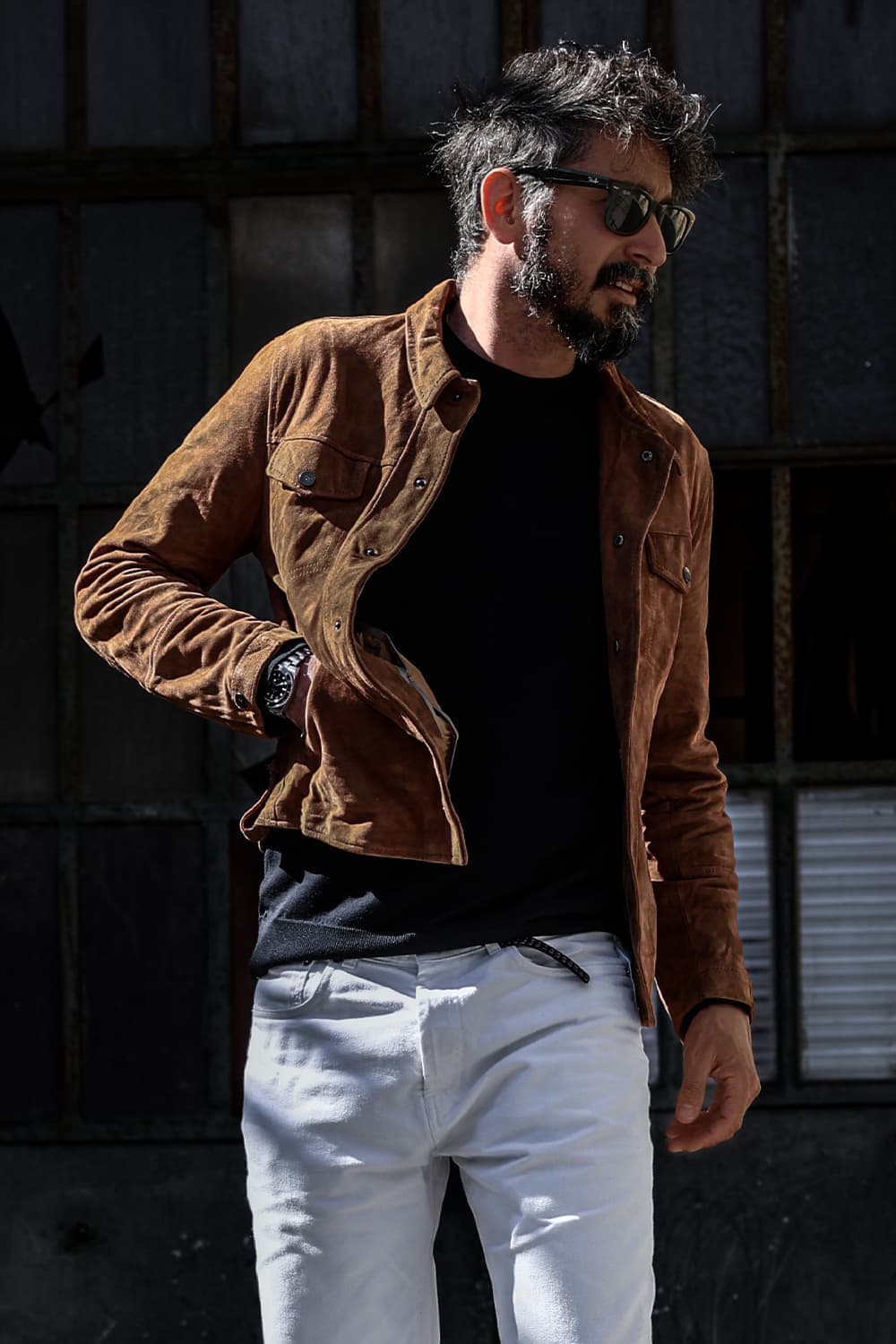 FEDERICO™ | Giacca da uomo in pelle scamosciata Ale