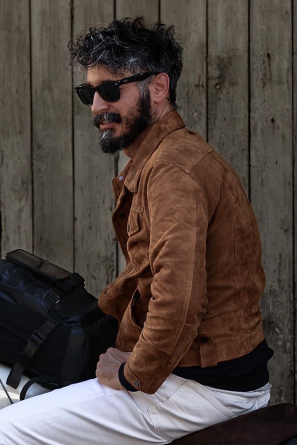 FEDERICO™ | Giacca da uomo in pelle scamosciata Ale