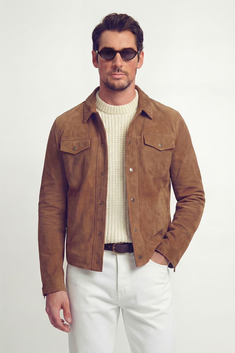 FEDERICO™ | Giacca da uomo in pelle scamosciata Ale