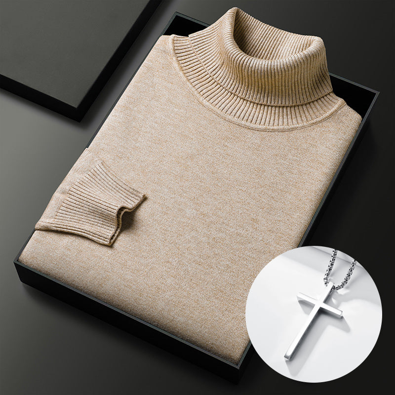 FEDERICO™ | Maglione Premium da Uomo a Collo Alto in Tinta Unita