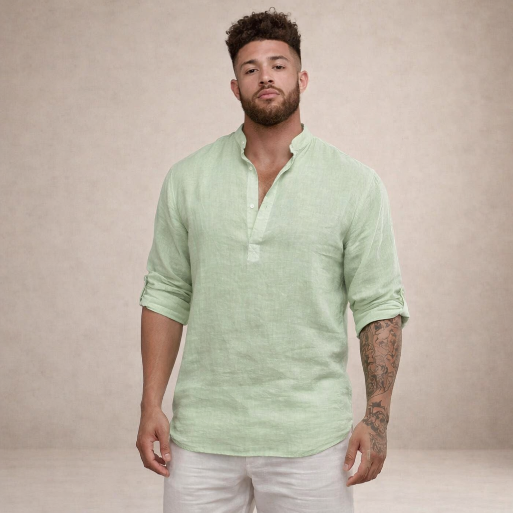 FEDERICO™ | Camicia con colletto alto