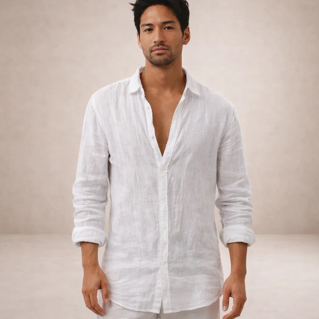 FEDERICO™ | Camicia in lino a maniche lunghe
