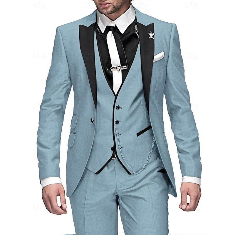 FEDERICO™ | Abito da uomo in lino a tre pezzi
