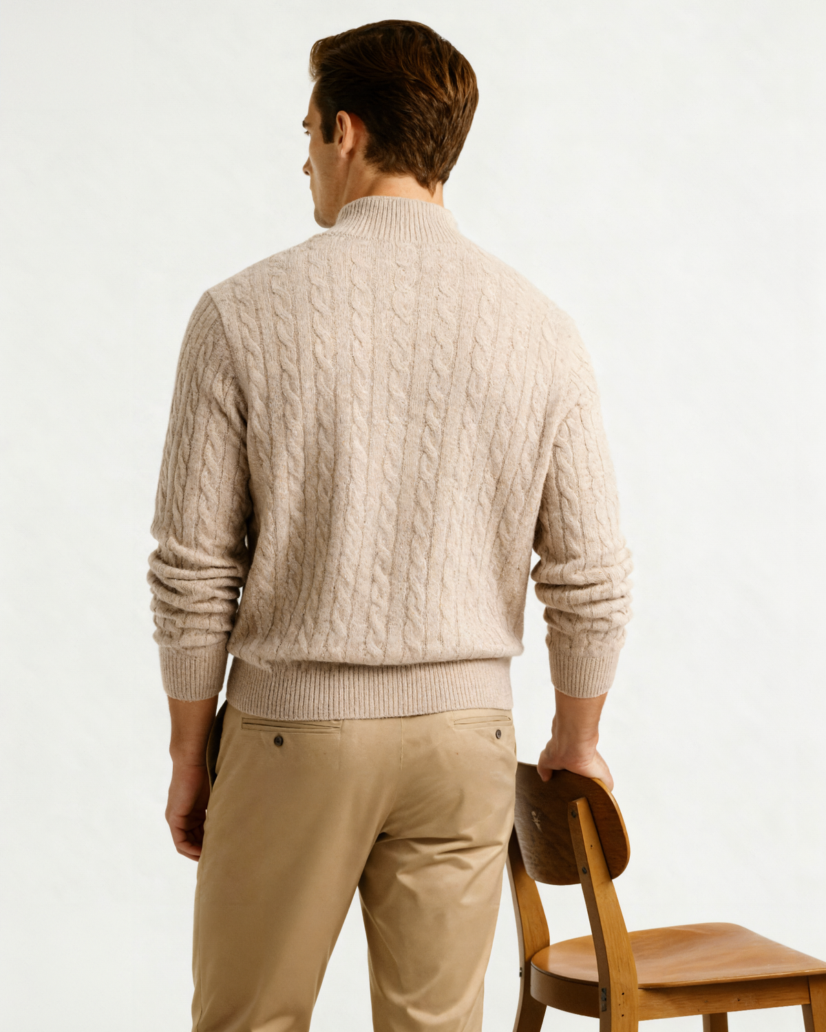 FEDERICO™ | CARDIGAN CON ZIP A METÀ