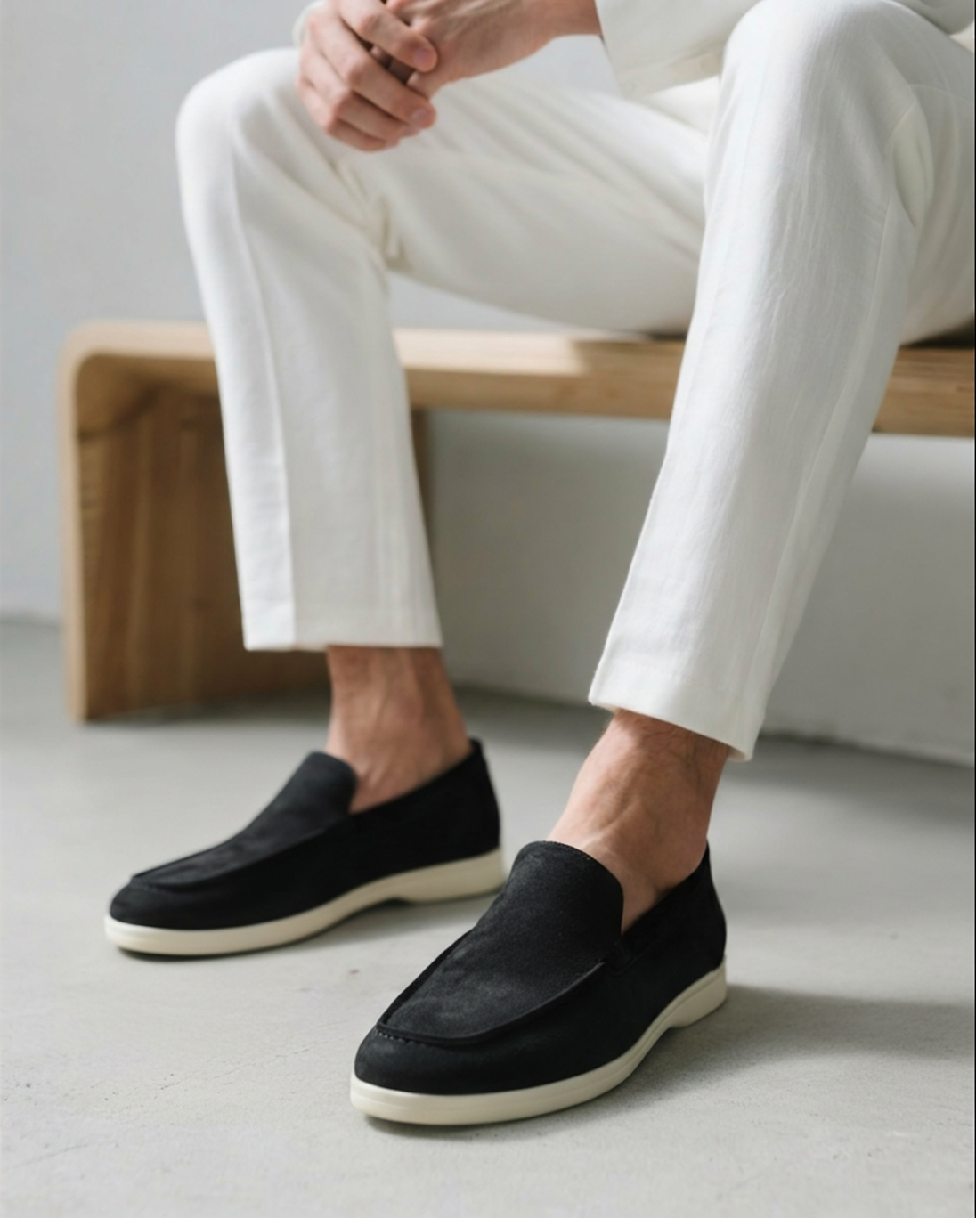 FEDERICO™ | Mocassini in camoscio