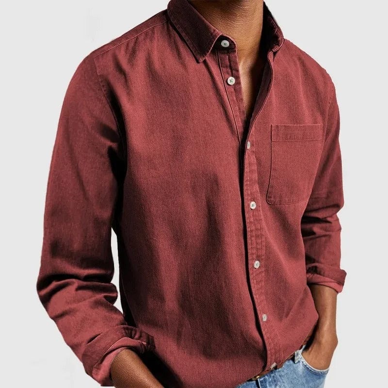 FEDERICO™ | Camicia in cotone Oxford spazzolato