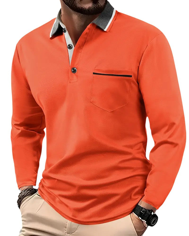 FEDERICO™ | Polo a maniche lunghe classico