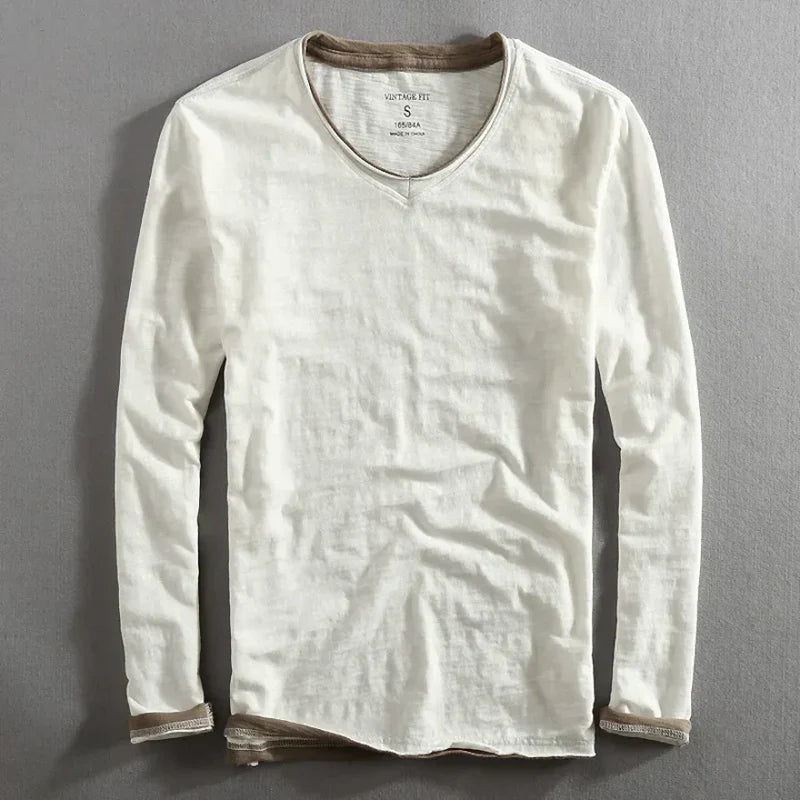 FEDERICO™ | Maglietta in cotone a maniche lunghe
