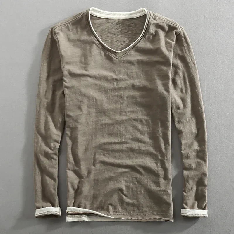 FEDERICO™ | Maglietta in cotone a maniche lunghe