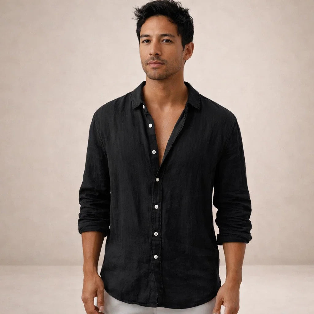 FEDERICO™ | Camicia in lino a maniche lunghe