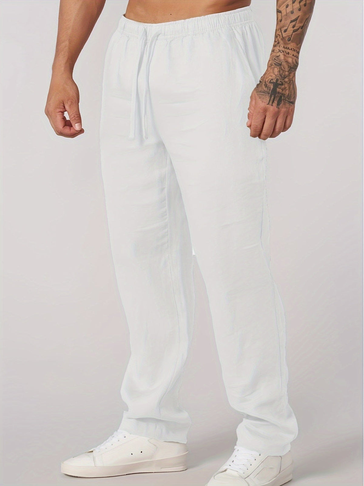 FEDERICO™ | Pantaloni da uomo in lino a gamba dritta