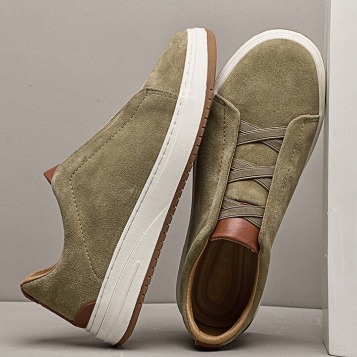 FEDERICO™ | MOCASSINI SLIP-ON IN CAMOSCIO DA UOMO