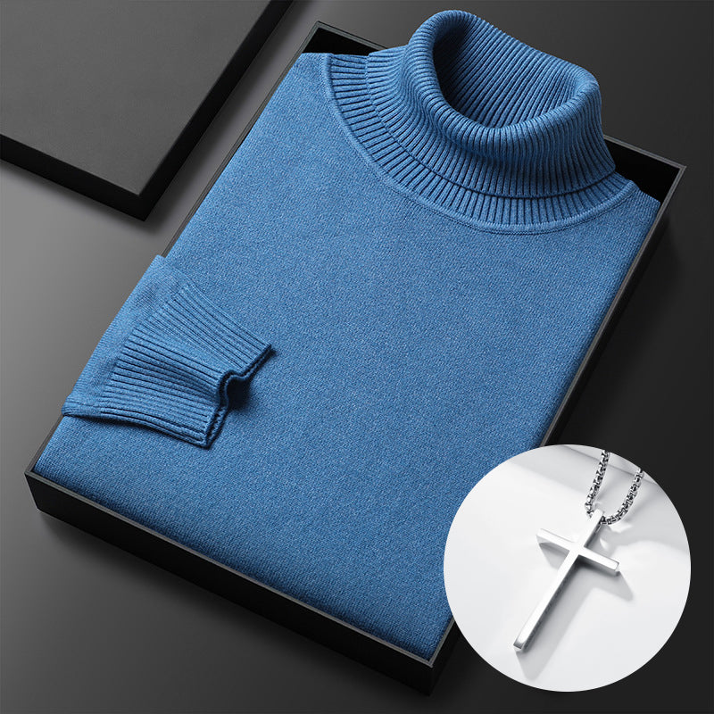 FEDERICO™ | Maglione Premium da Uomo a Collo Alto in Tinta Unita