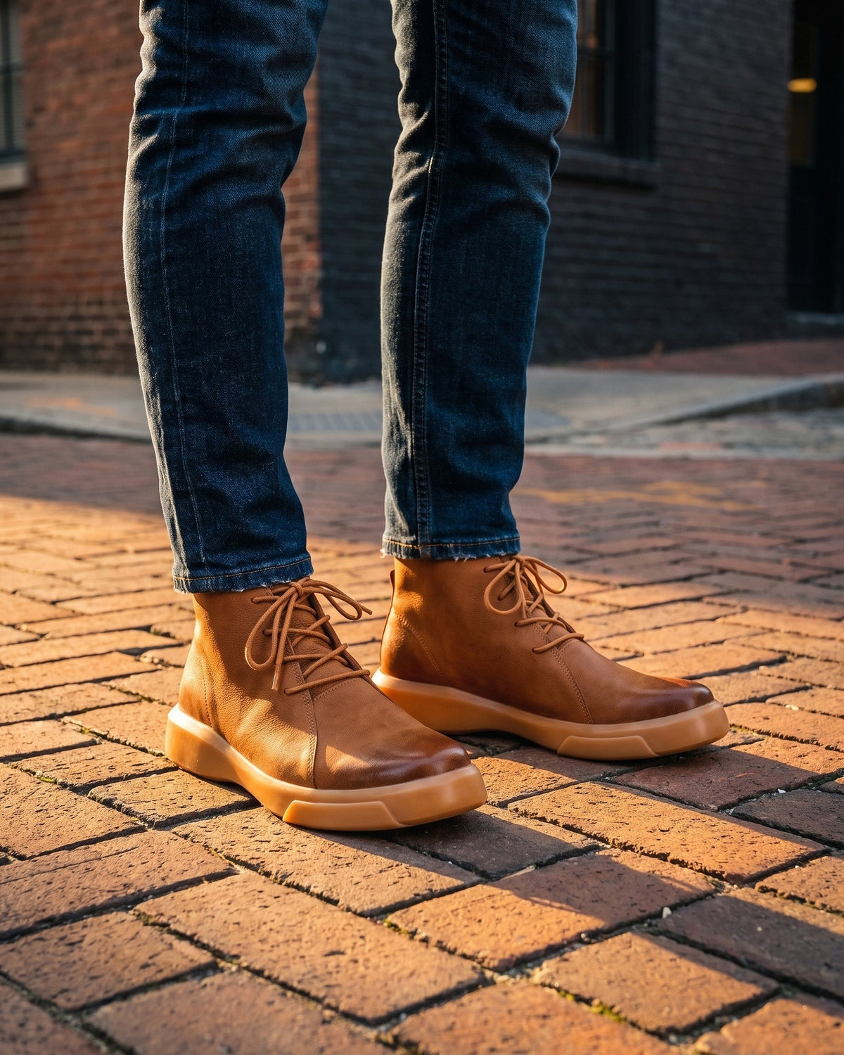 FEDERICO™ | Stivaletto Chukka in Pelle Fabian