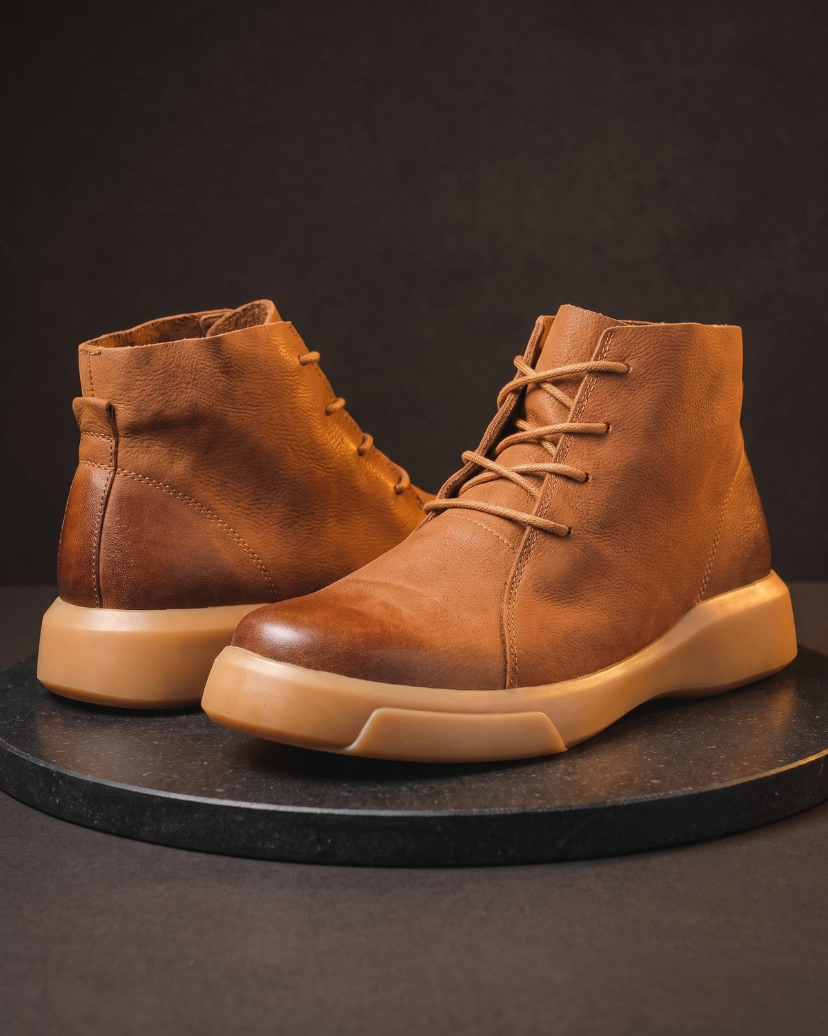 FEDERICO™ | Stivaletto Chukka in Pelle Fabian