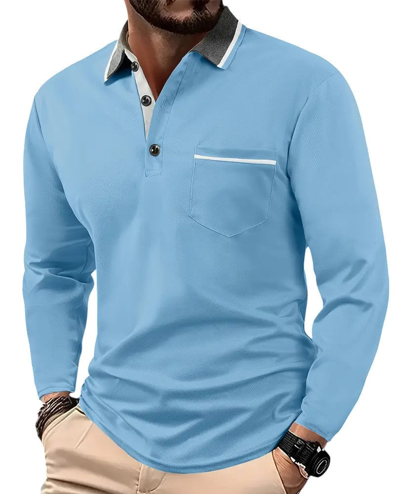 FEDERICO™ | Polo a maniche lunghe classico