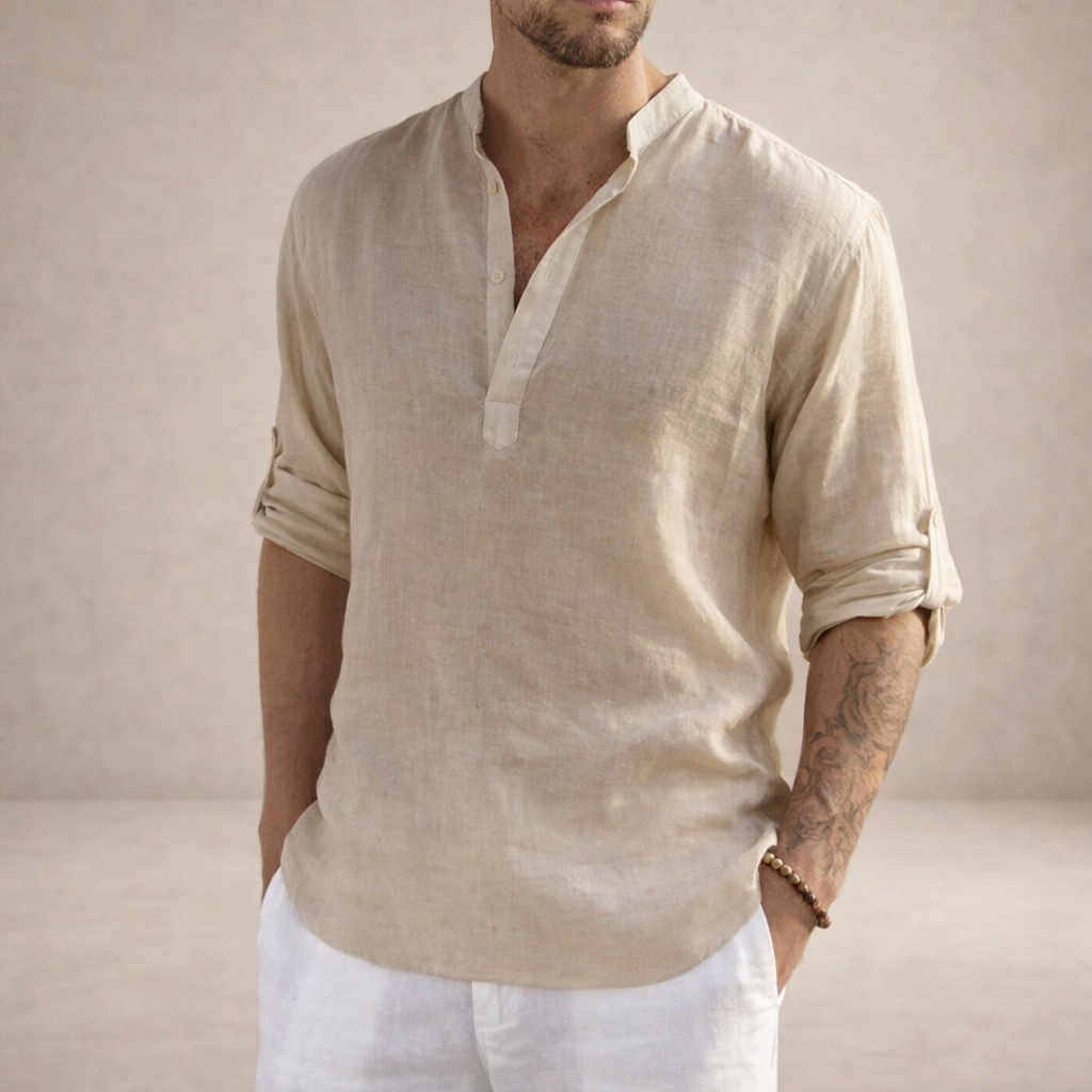 FEDERICO™ | Camicia con colletto alto