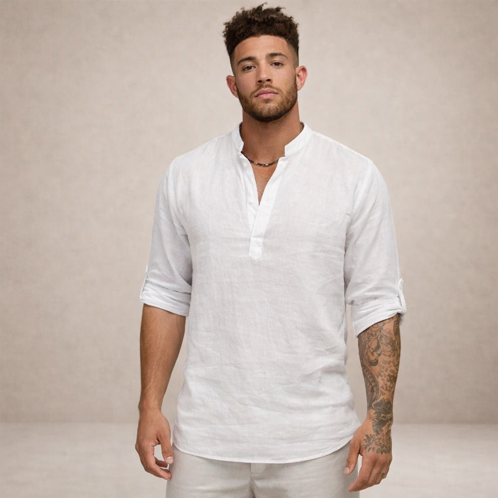 FEDERICO™ | Camicia con colletto alto