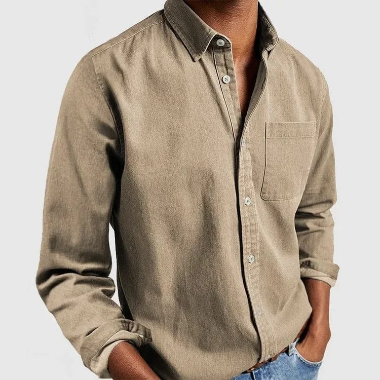 FEDERICO™ | Camicia in cotone Oxford spazzolato