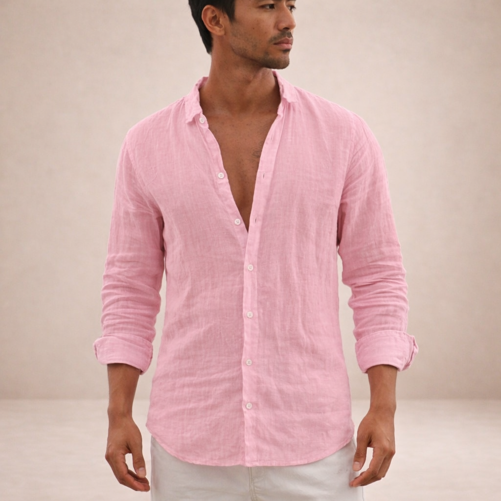 FEDERICO™ | Camicia in lino a maniche lunghe