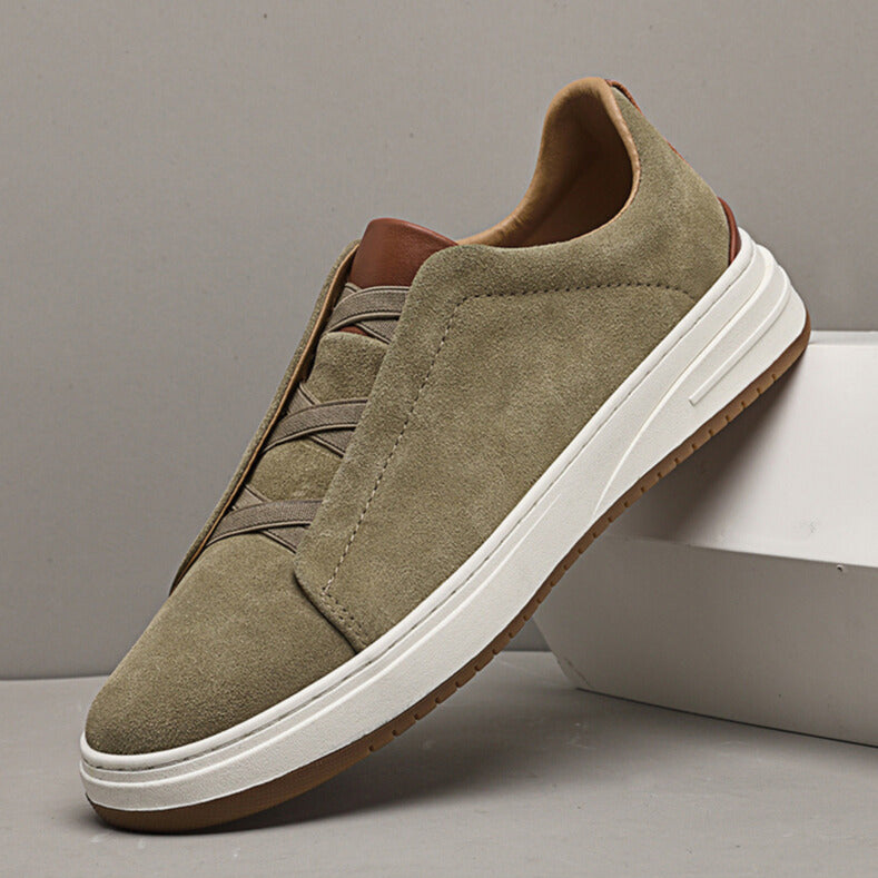 FEDERICO™ | SCARPE SLIP-ON DA UOMO IN CAMOSCIO