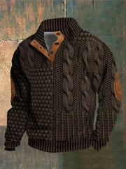 FEDERICO™ | Maglione da uomo in maglia con motivo vintage