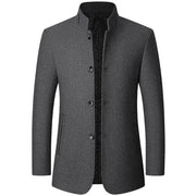 FEDERICO™ | Cappotto lungo in lana al tatto per uomo